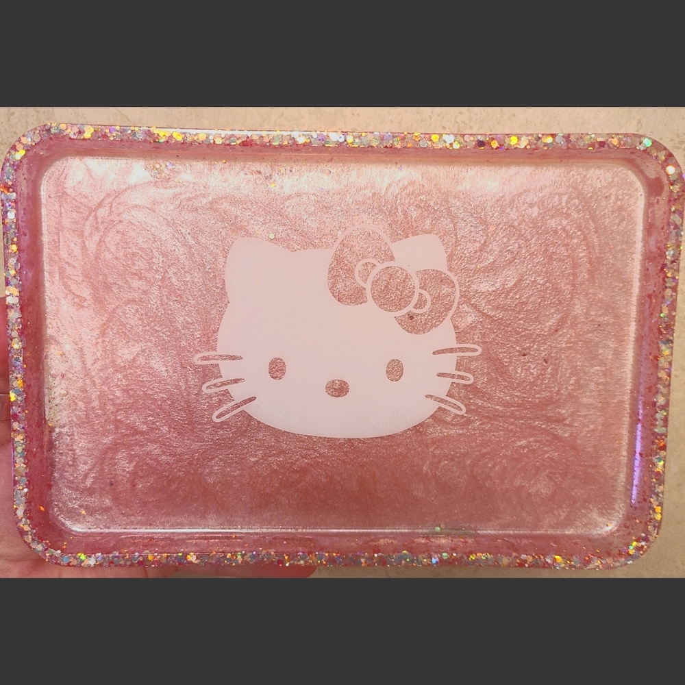 Large Tray with Hello Kitty